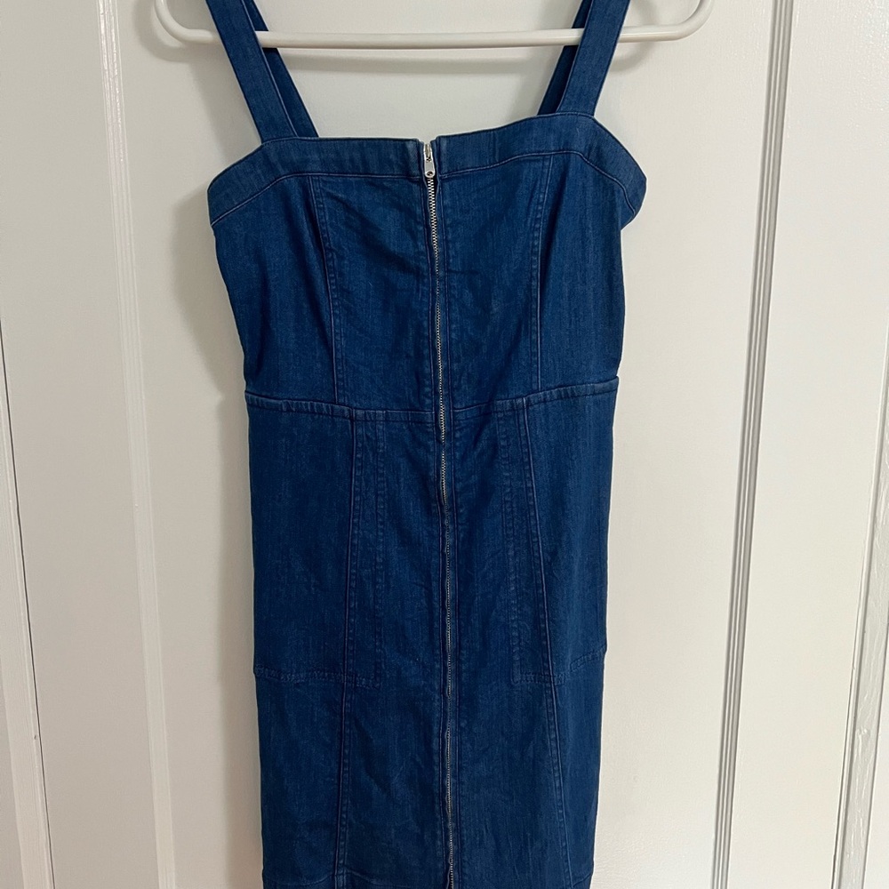 Club Monaco Denim Blue Mini Dress